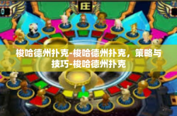 梭哈德州扑克-梭哈德州扑克，策略与技巧-梭哈德州扑克