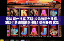 梭哈 德州扑克 区别-梭哈与德州扑克，游戏中的细微差别-梭哈 德州扑克 区别