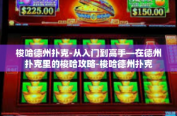 梭哈德州扑克-从入门到高手—在德州扑克里的梭哈攻略-梭哈德州扑克