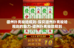 德州扑克梭哈规则-探究德州扑克梭哈规则的魅力-德州扑克梭哈规则